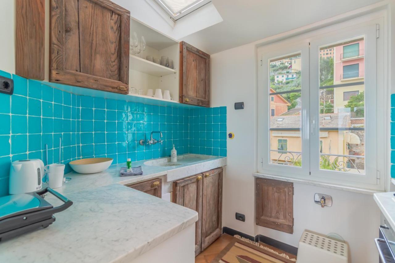 Sunny House Apartment Camogli Bagian luar foto