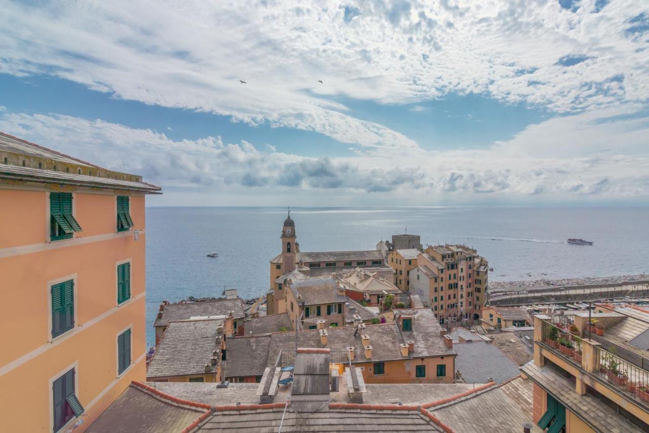 Sunny House Apartment Camogli Bagian luar foto